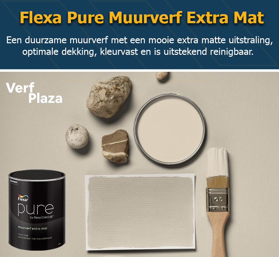 Jaar werknemer Schaap Flexa Pure Muurverf Extra Mat - 25% korting - Verfplaza